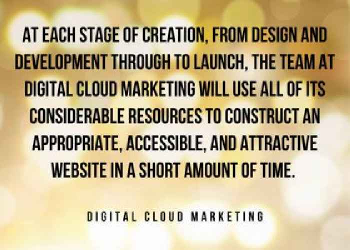 Digital Cloud Marketing Promotes Its Website Design and Development Services