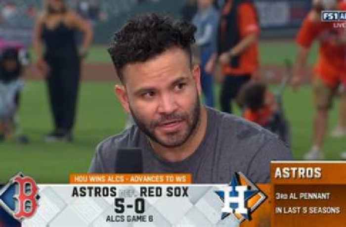 
					José Altuve praises teammates after Astros punch ticket to World Series
				