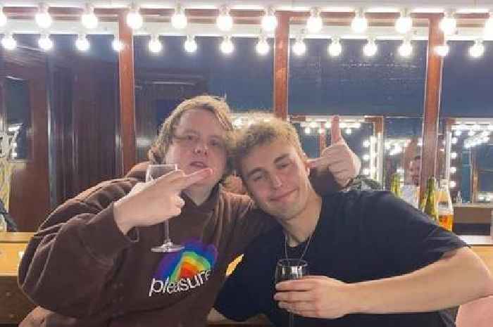 Sam Fender shares snap with 'sweet angel' pal Lewis Capaldi at first night of sold out shows at The Barras