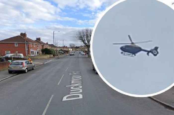 Lunchtime police car chase stuns residents as officers continue search for driver