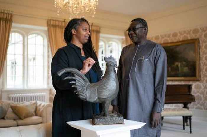 Cambridge college marks 'momentous occasion' as it returns looted sculpture to Nigeria
