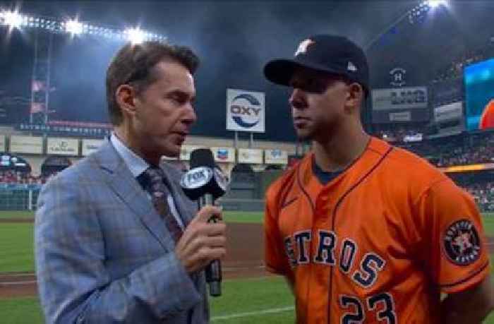 
					'We did a great job tonight' — Michael Brantley on the Astros' approach against Max Fried in Game 2
				