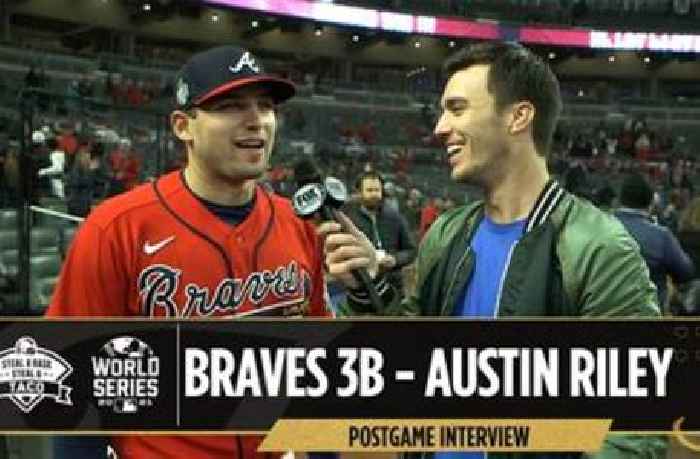 
					'The crowd brought it tonight' — Austin Riley talks Braves' Game 3 win & playing in bad weather conditions I Flippin' Bats
				