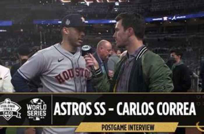 
					'We had to try out new things' — Carlos Correa speaks with Ben Verlander on Astros' Game 5 approach I Flippin' Bats
				
