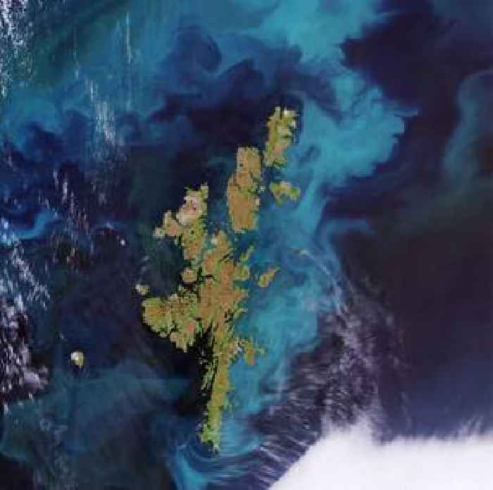 Earth from Space: Shetland Islands