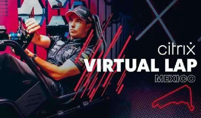 Perez Virtual Lap at the Mexico City Grand Prix