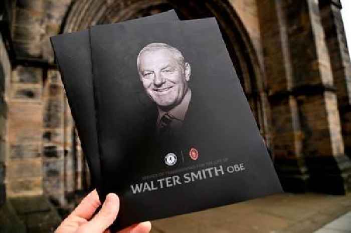 Walter Smith memorial: Football stars attend Glasgow Cathedral service
