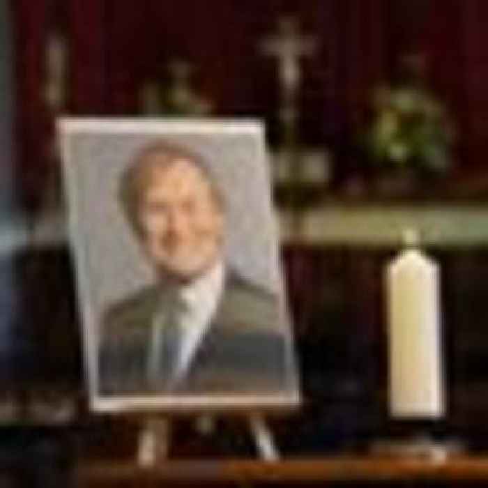 Requiem mass for 'original Essex cheeky chappy' MP Sir David Amess before he is laid to rest