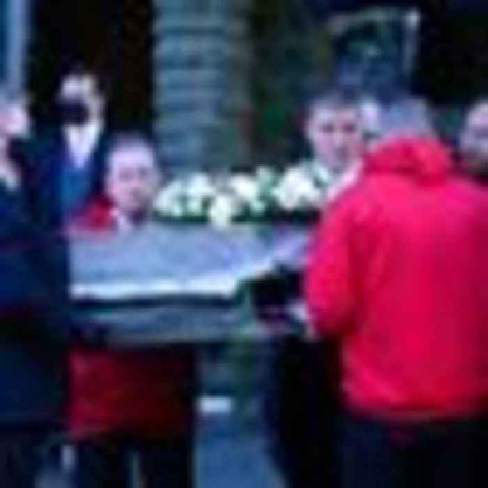 'See you later dude': Mother's emotional tribute as hundreds say goodbye to boy killed in dog attack