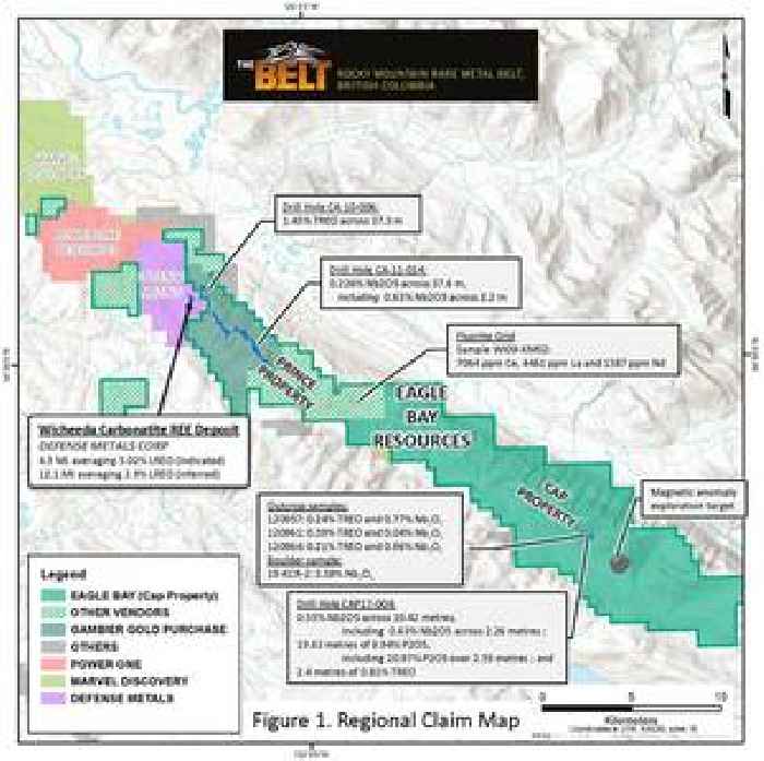 Eagle Bay Resources Corp. Acquires Prince Property, Announces Financing