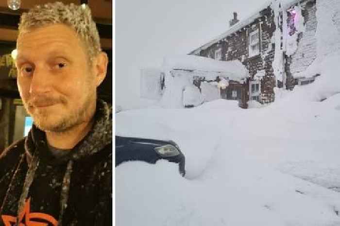 Hull couple trapped in pub by snow 'worried the beer would run out'