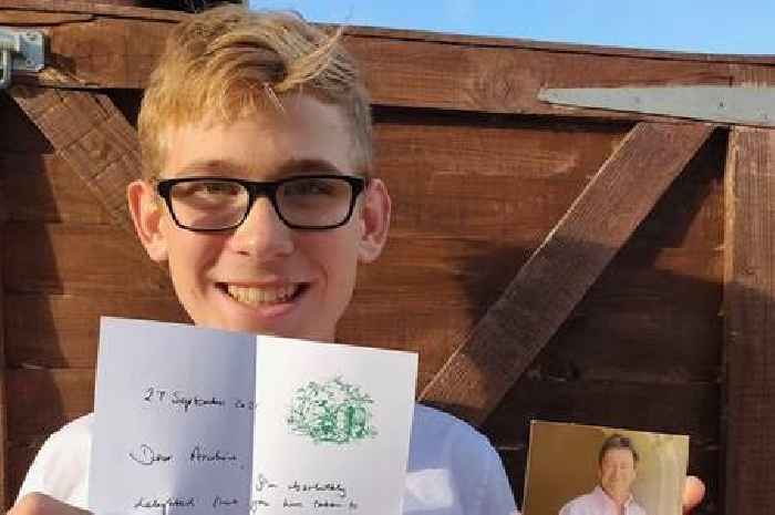 Somerset teen's special message from TV gardening star Alan Titchmarsh