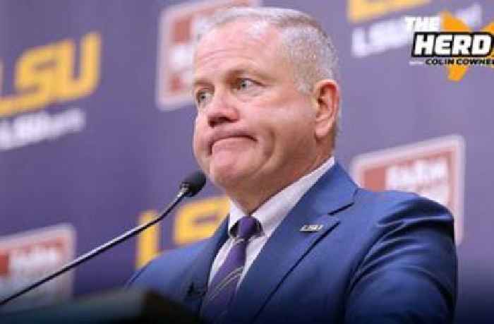 
					Colin Cowherd: Marcus Freeman will do well at Notre Dame, but Brian Kelly will have more success at LSU I THE HERD
				