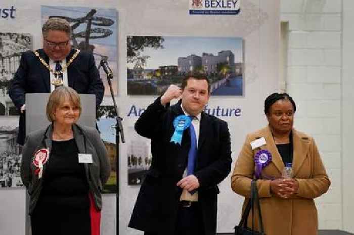 Tories hold Old Bexley and Sidcup in by-election as Labour slash majority