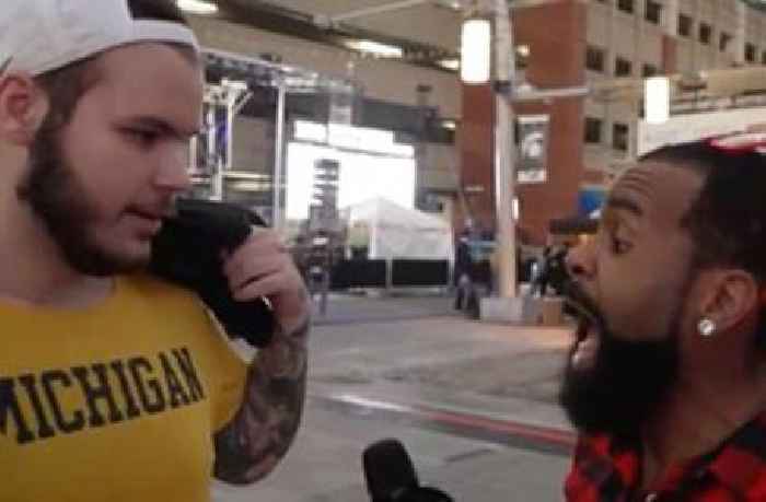 
					RJ Young talks to Michigan and Iowa fans ahead of the Big Ten Championship
				
