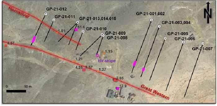 GGL Resources Corp. Hits at Great Western Mine and Greatly Expands Gold Point Project, Nevada