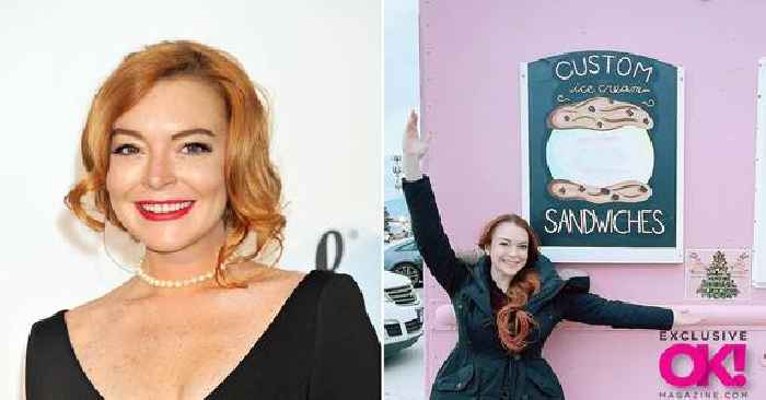 Lindsay Lohan Treats Crew On Set Of Netflix Rom-Com To An Ice Cream Truck Following Engagement To Bader Shammas
