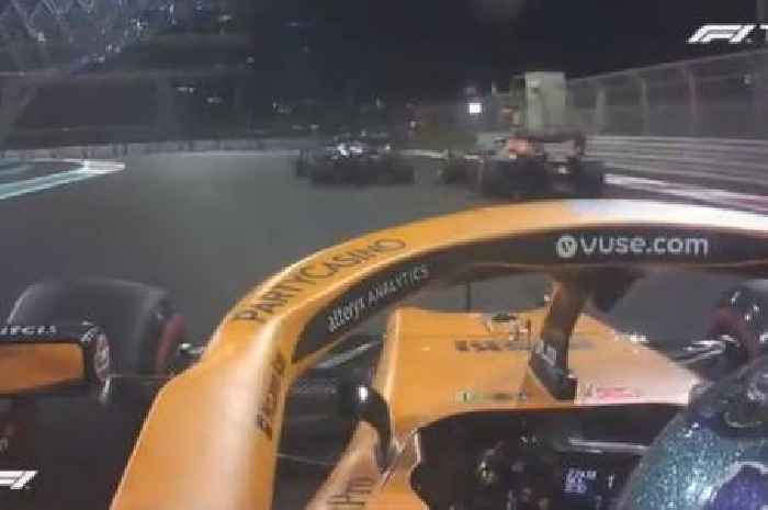 Incredible footage shows Max Verstappen and Lewis Hamilton's last lap from driver's view