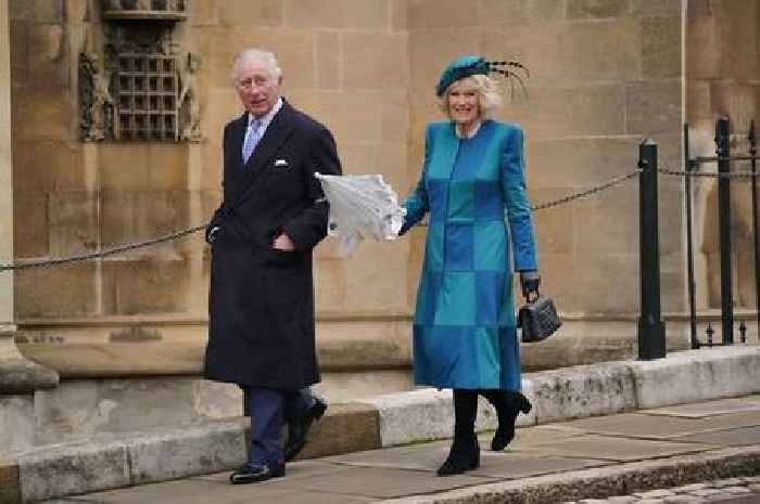 Queen absent as Prince Charles and Camilla attend Christmas church service