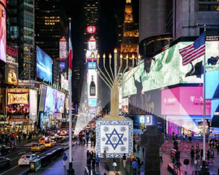 Move over Rockefeller Christmas Tree. A 52' Menorah is Planned for Times Square in 2022