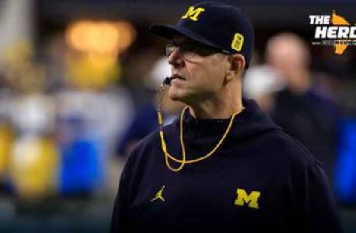 
					Colin Cowherd decides if Jim Harbaugh should leave Michigan for the NFL I THE HERD
				
