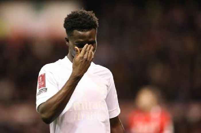 Nottingham Forest fans slammed for cruel chant aimed at Arsenal star Bukayo Saka