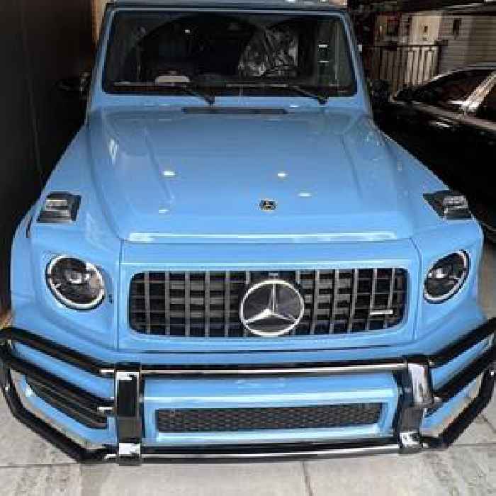 Drake Can’t Help Sharing His Rides, This Time It's a Baby Blue Mercedes-AMG G 63