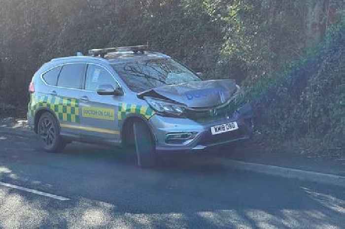 Yeovil road blocked after on-call doctor involved in serious crash