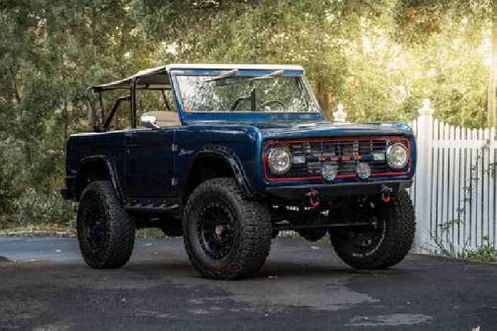 Former F1 Champion Jenson Button Is Selling His Hot Custom 1970 Ford Bronco
