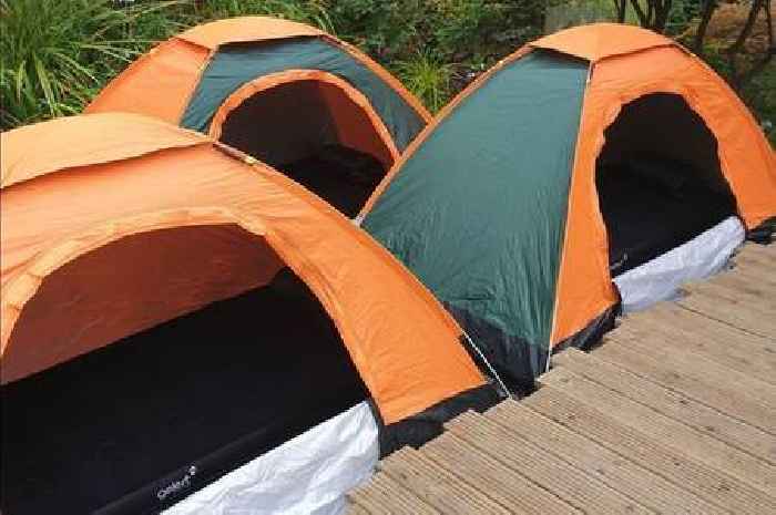 Garden tents offered on Airbnb as 'tropical' accommodation during Commonwealth Games