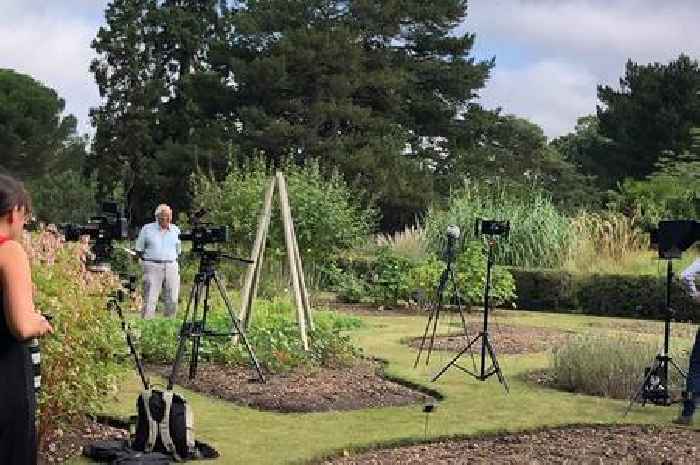 David Attenborough visits Cambridge Botanic Gardens for new series of The Green Planet