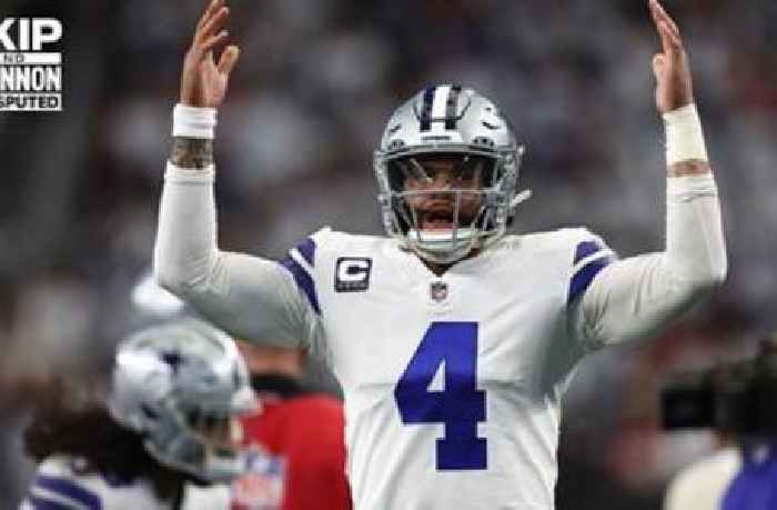 
					Shannon Sharpe reacts to Dak Prescott's apology for crediting Cowboys fans throwing trash at referees I UNDISPUTED
				