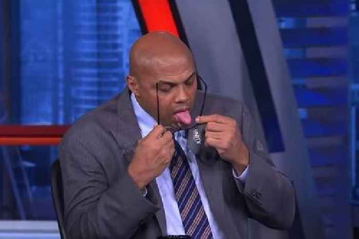 NBA legend Charles Barkley leaves fans sickened with 'licking' act live on TV