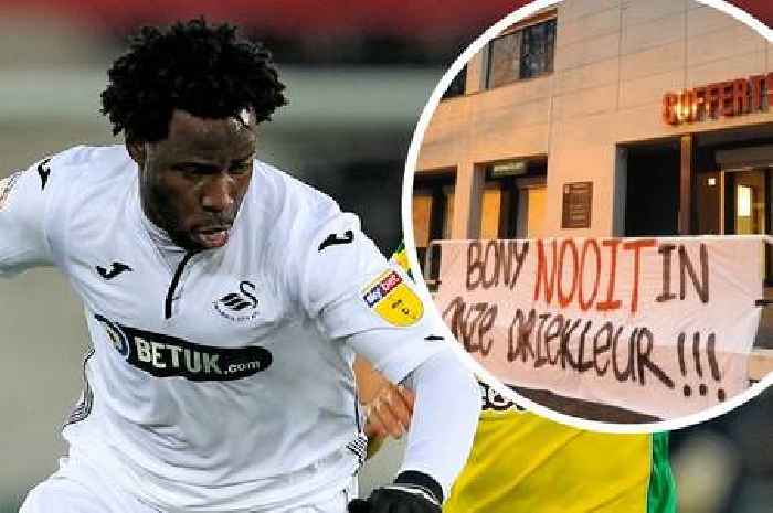 Former Swansea City star Wilfried Bony training with new club but some fans really aren't happy about it