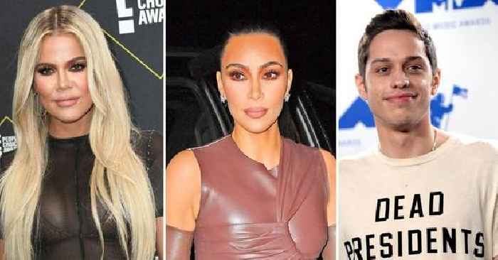 Khloé Kardashian Joins Kim Kardashian & Pete Davidson For Dinner Followed By An Escape Room With Friends