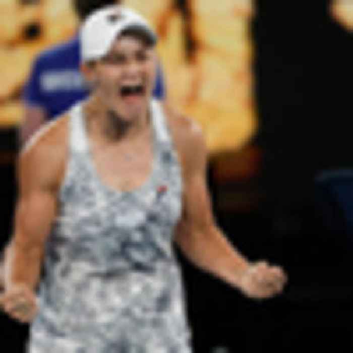 Australian Open women's final: Ash Barty's special kiss after epic Open triumph