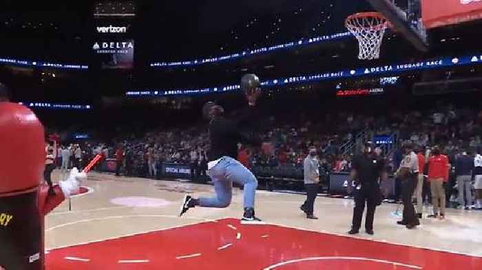 WATCH: NBA Fan’s Disastrous Layup Attempt Produces Hysterical Blooper in Front of 14,000 People