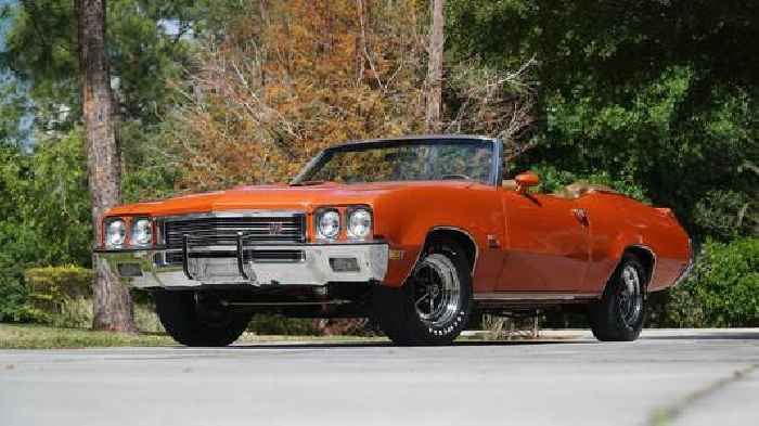 The Only 1972 GS 455 Convertible Flame Orange Is Up for Grabs