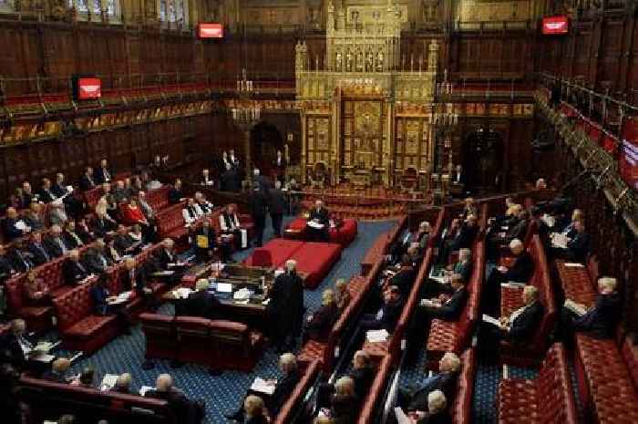 Peer accused of 'falling asleep' blocked from House of Lords debate
