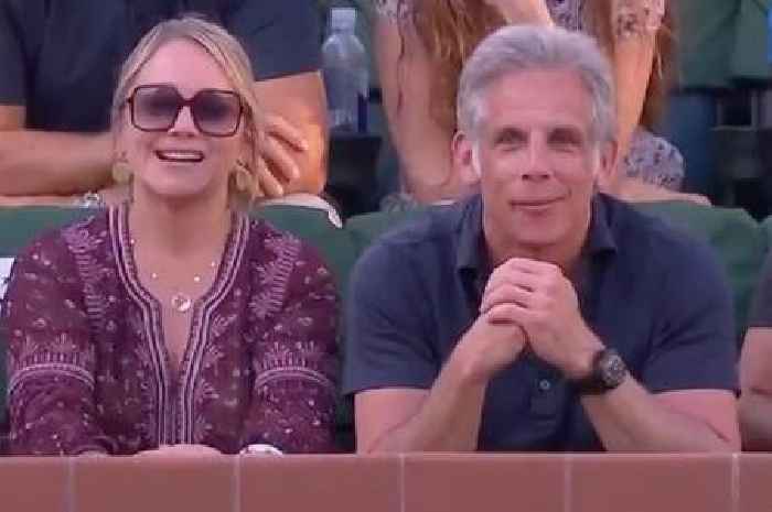 Angry Nick Kyrgios confronts tennis fan before pointing to Ben Stiller in the crowd