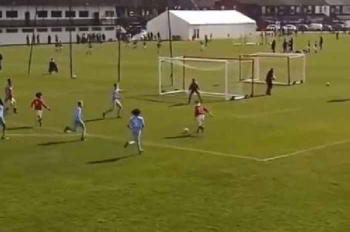 Wayne Rooney's son Kai channels dad's legacy with stunner in Man Utd youth derby vs City