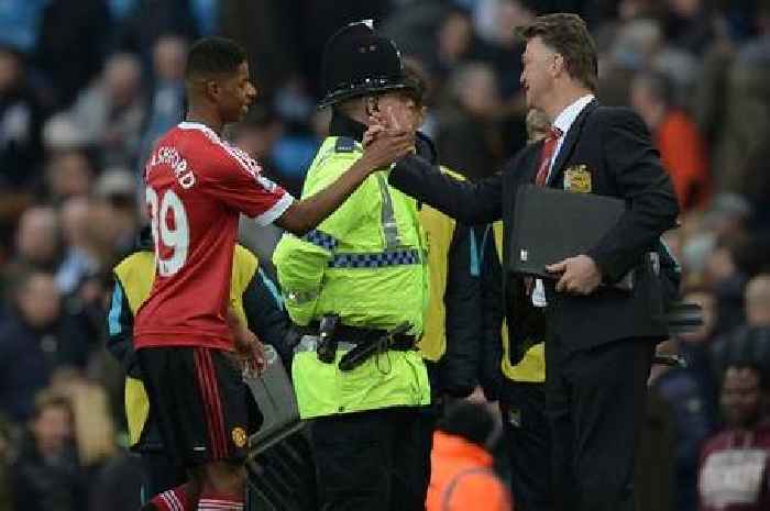 Marcus Rashford 'forever indebted' to Louis van Gaal as star sends touching message
