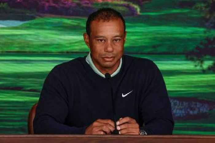 Tiger Woods laid in hospital bed for three months and plays at Masters with rods in leg