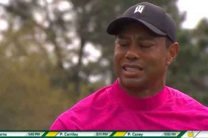Golf fans delighted as Tiger Woods makes Masters return - but first shot goes badly wrong