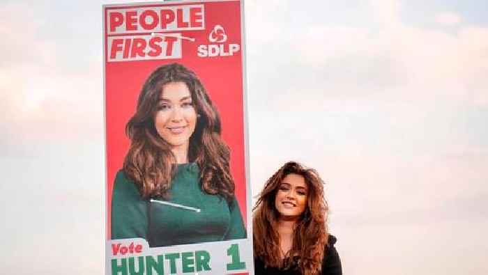 SDLP’s Cara Hunter latest politician to have election posters stolen from constituency area