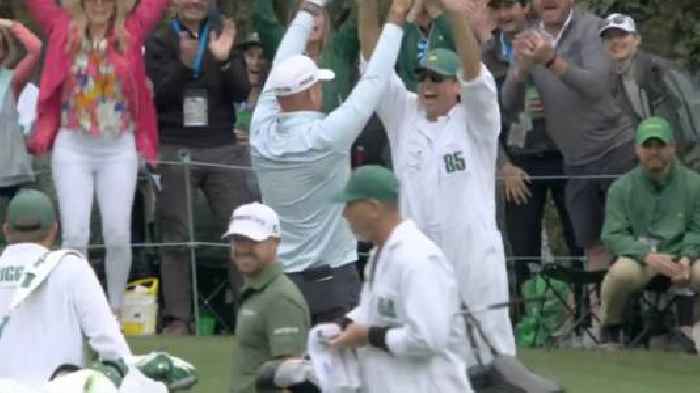 WATCH: Stewart Cink Sinks Hole-In-One On Infamous Number 16 at The Masters