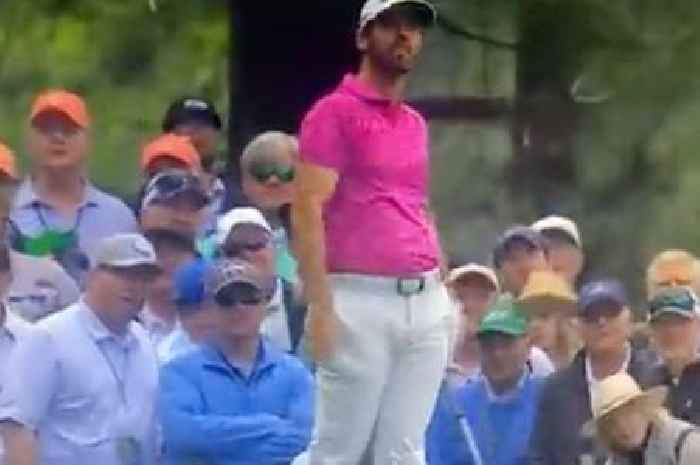 American golfer Matthew Wolff snaps club in fury before putting out of bunker at Masters