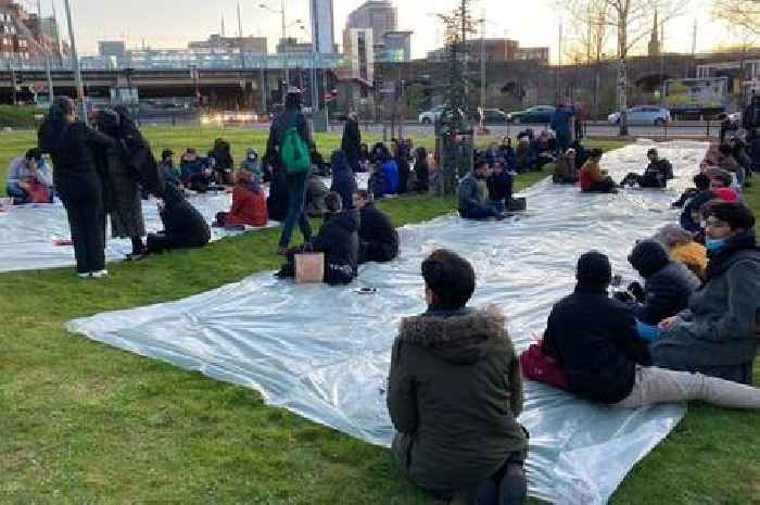 Ramadan 2022: Brummies brave the cold for 'Open Iftar' next to St Chads Cathedral