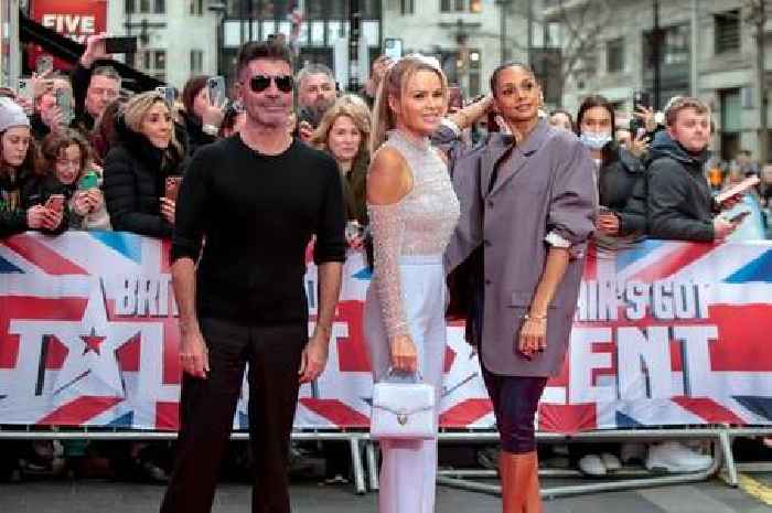 ITV Britain's Got Talent star Amanda Holden passes out on stage during audition