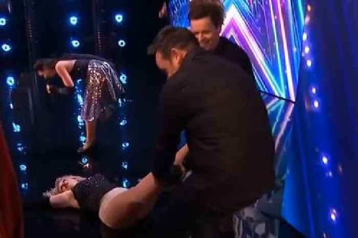 ITV Britain's Got Talent stars Ant and Dec drag contestant off stage in dramatic clip